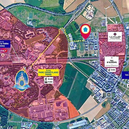 Disneyland-Paris, 8Pers, Wifi, Netflix, 2 Parkings Serris Exteriér fotografie